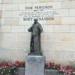 Dom Pérignon outside of the Moët & Chandon cellars in Épernay