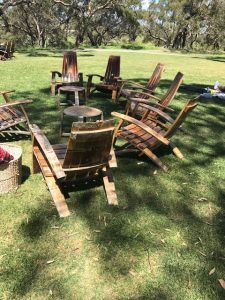 Perfect relaxing chairs at d'Arenberg